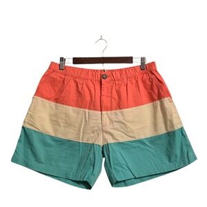 Chubbies Color Block 5 Inch Cotton Chino Shorts Sz XL